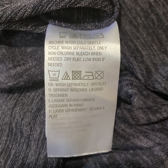 LOGO Lori Goldstein Space Dye Purple Vest💜🖤💜 - Picture 8 of 9